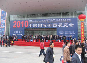 First time Russian electronic scales are presented at an exhibition in China