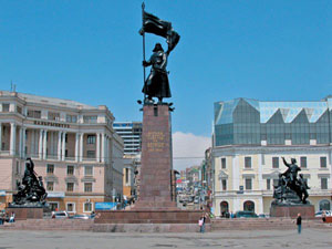 �enso-M platform scales at the exhibition in Vladivostok, Russia